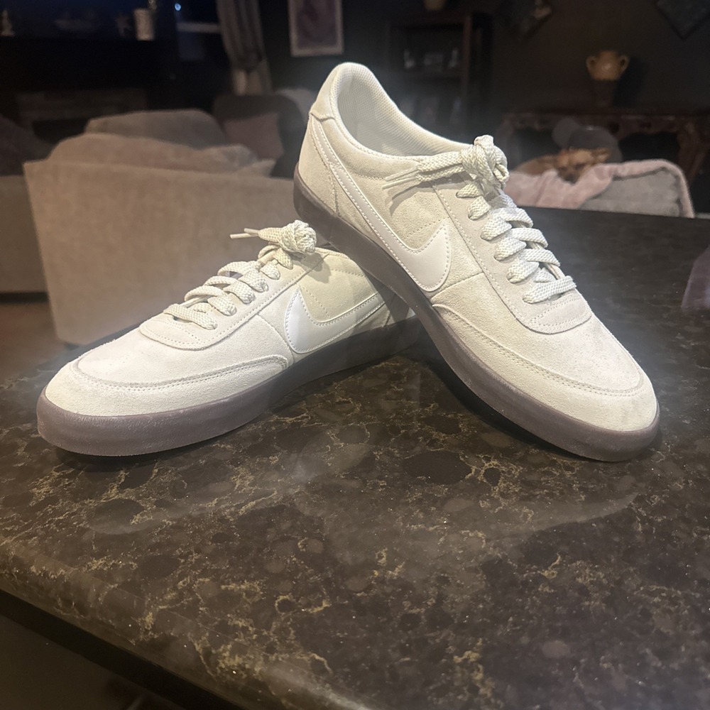 Nike Killshot 2 Leather Sail Gum Yellow Mens Sneakers 432997-128 Size 12
